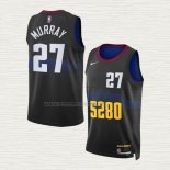 Camiseta Jamal Murray NO 27 Denver Nuggets Ciudad 2023-24 Negro
