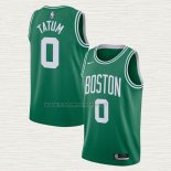 Camiseta Jayson Tatum NO 0 Boston Celtics Icon 2020-21 Verde