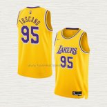 Camiseta Juan Toscano-Anderson NO 95 Los Angeles Lakers Icon 75th Anniversary 2021-22 Amarillo