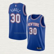 Camiseta Julius Randl NO 30 New York Knicks Statement 2020-21 Azul