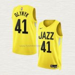 Camiseta Kelly Olynyk NO 41 Utah Jazz Icon 2022-23 Amarillo