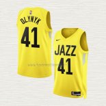 Camiseta Kelly Olynyk NO 41 Utah Jazz Icon 2022-23 Amarillo