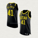 Camiseta Kelly Olynyk NO 41 Utah Jazz Statement Autentico 2022-23 Negro