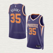 Camiseta Kevin Durant NO 35 Phoenix Suns Icon Violeta