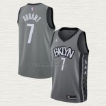Camiseta Kevin Durant NO 7 Brooklyn Nets Statement 2020-21 Gris