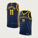 Camiseta Klay Thompson NO 11 Golden State Warriors Statement 2022-23 Negro