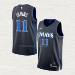Camiseta Kyrie Irving NO 11 Dallas Mavericks Ciudad 2023-24 Azul
