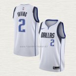 Camiseta Kyrie Irving NO 2 Dallas Mavericks Association 2022-23 Blanco