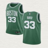 Camiseta Larry Bird NO 33 Nino Boston Celtics Ciudad 2018 Verde