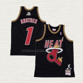 Camiseta Miami Heat x DJ Khaled x Mitchell & Ness Negro