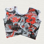 Camiseta Michael Jordan NO 23 Commemorative Gris