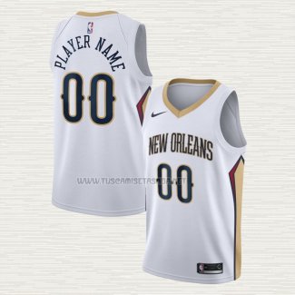 Camiseta New Orleans Pelicans Personalizada Association Blanco