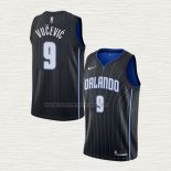 Camiseta Nikola Vucevic NO 9 Orlando Magic Statement Negro