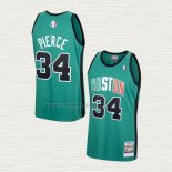 Camiseta Paul Pierce NO 34 Boston Celtics Hardwood Classics Throwback 2007-08 Verde