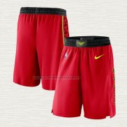 Pantalone Atlanta Hawks Statement 2018-19 Rojo